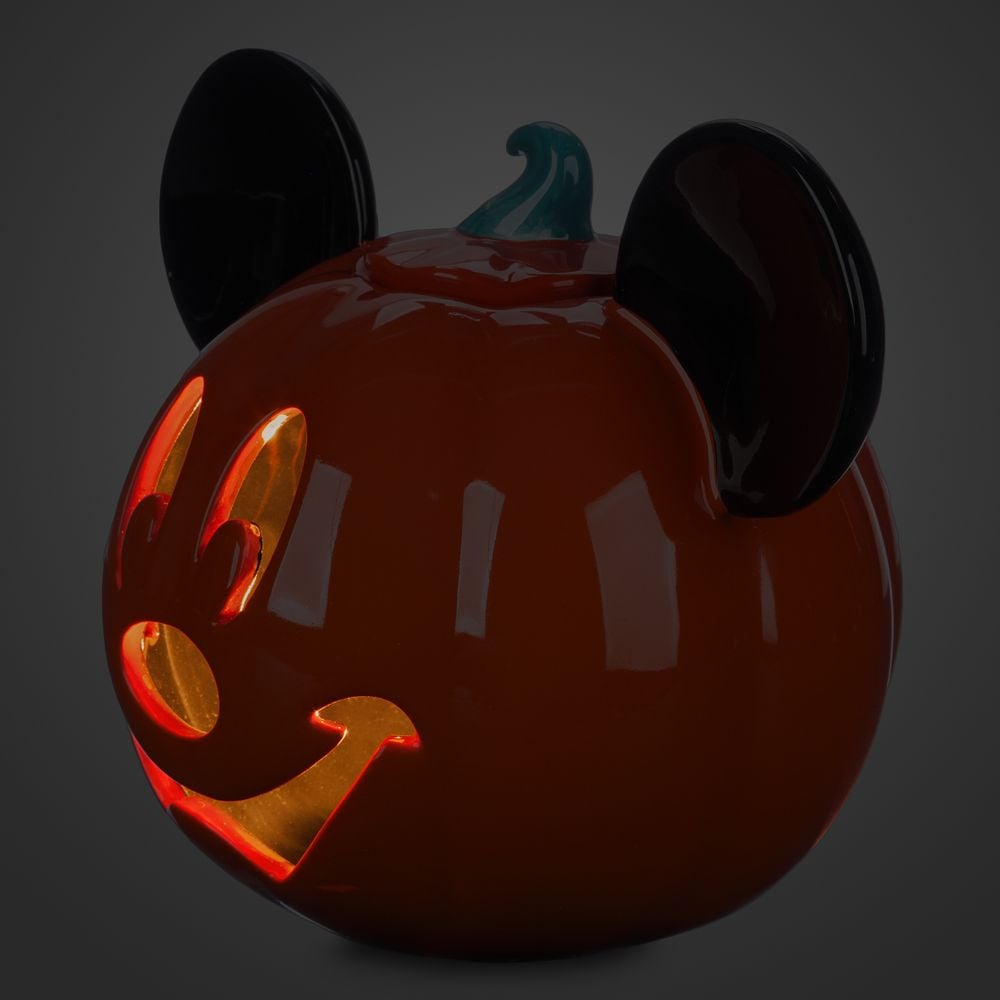 Disney Parks Votive Candle Holder Halloween Mickey Jack O' Lantern Pumpkin