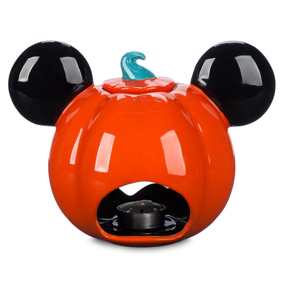 Disney Parks Votive Candle Holder Halloween Mickey Jack O' Lantern Pumpkin