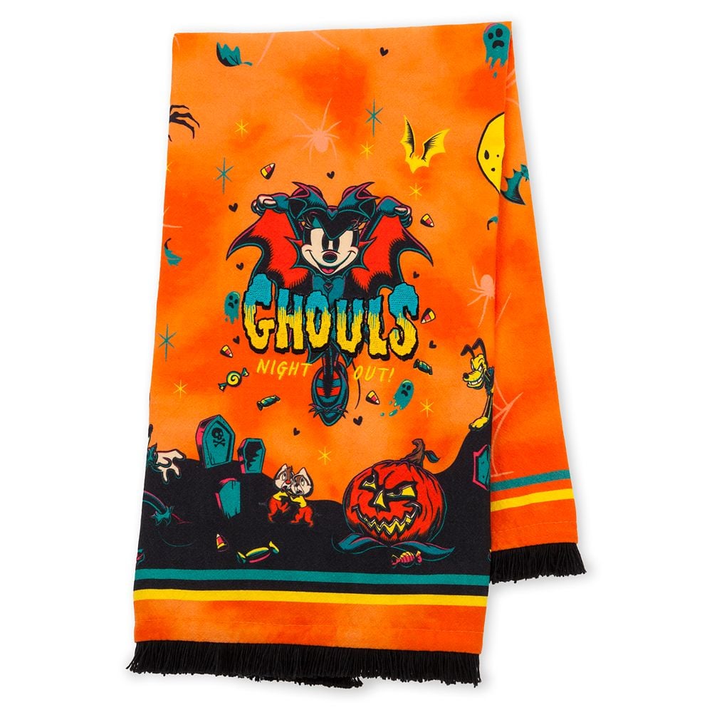 Disney Parks Halloween Mickey And Friends Ghouls Night Out! Kitchen Towel