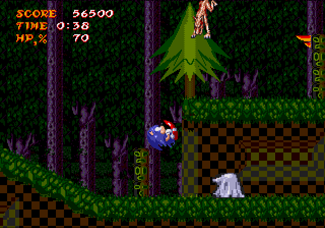 Sonic Hellfire Saga Sega Genesis Reproduction Video Game Cart