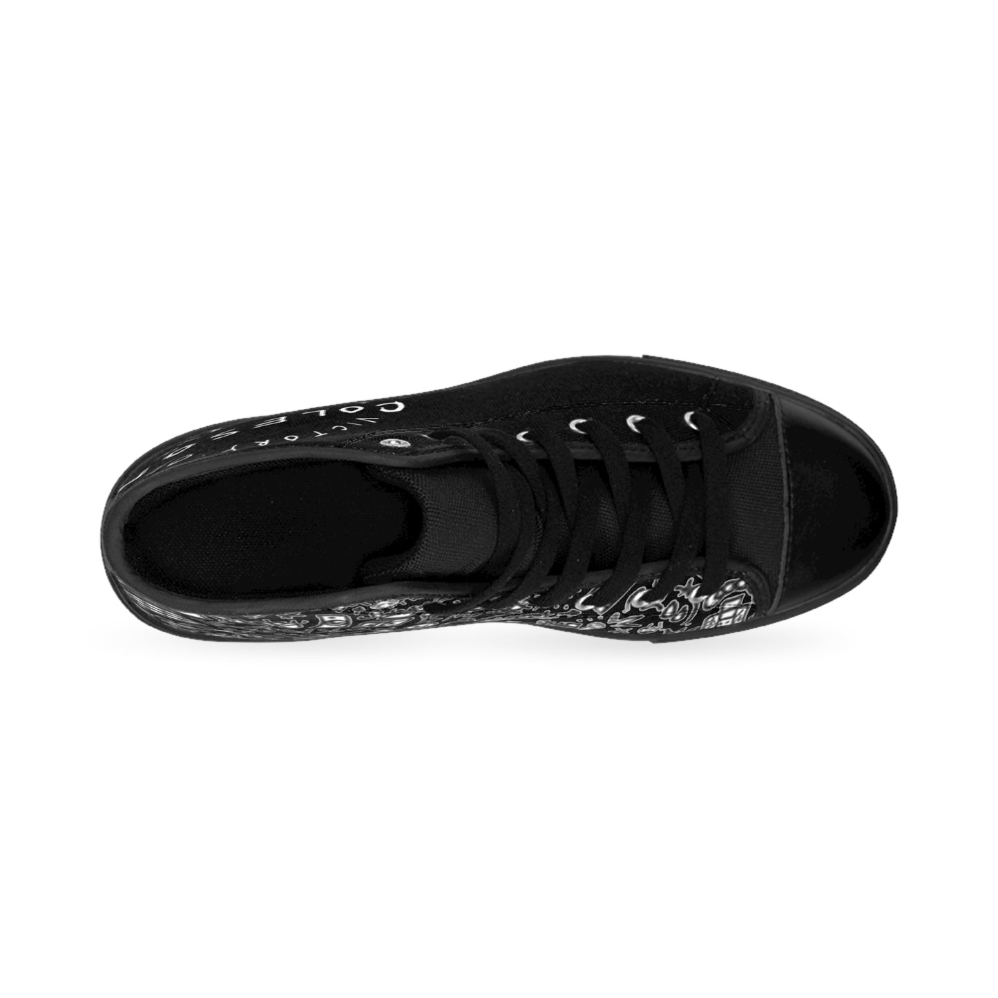 Black High-top Sneakers - COLESON Merch by COLESON Hip Hop Artist