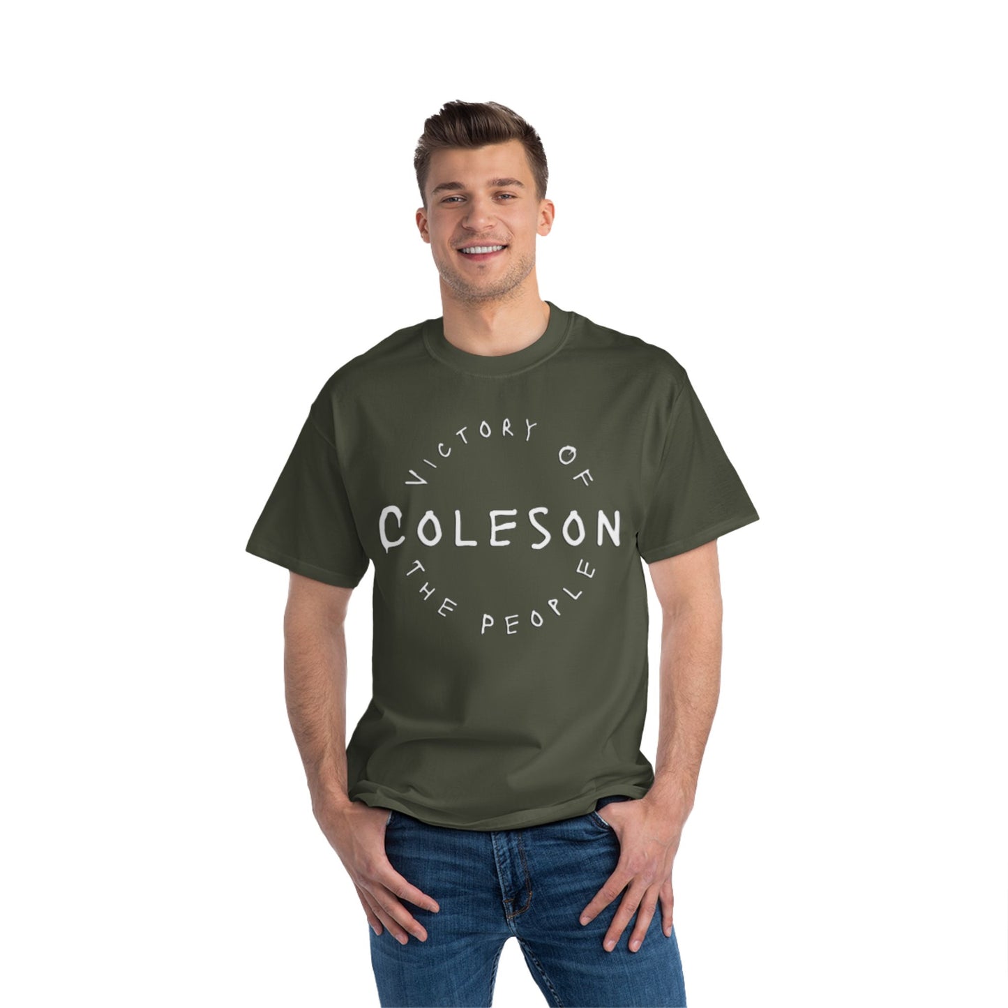 COLESON Victory Of The People T-shirt-Conscious Hip Hop, Music, Spiritual, Indy, Unisex Tee, Garment-Dyed Shirt, Vintage Style, Unique Gift, COLESON Merch