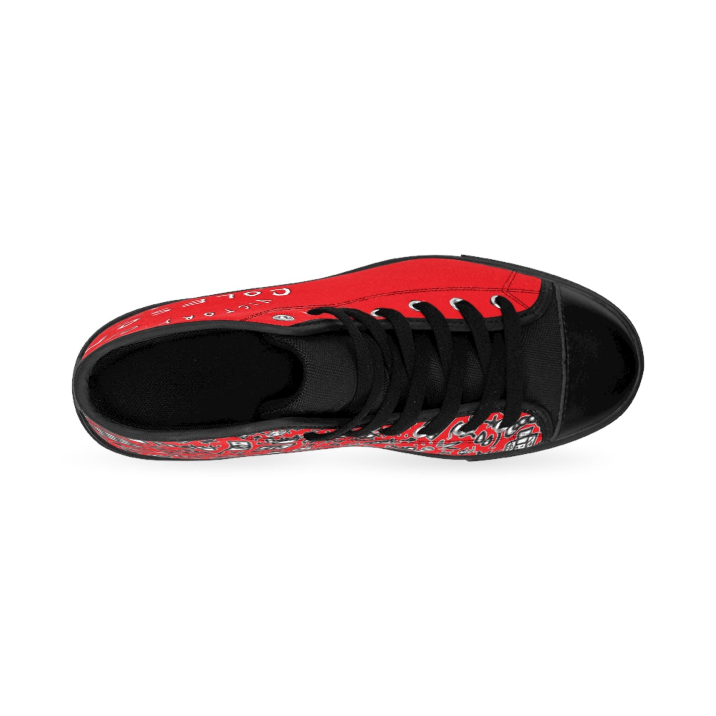 Red High-top Sneakers - COLESON Merch by COLESON Hip Hop Artist
