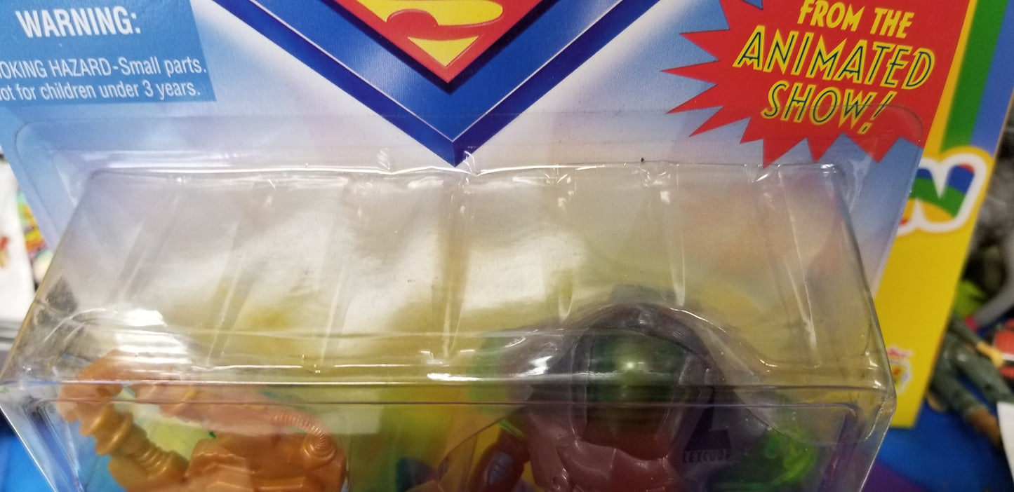 Kenner DC Comics Superman The Animated Series Lex Luthor with Kryptonite Armor and Launcher