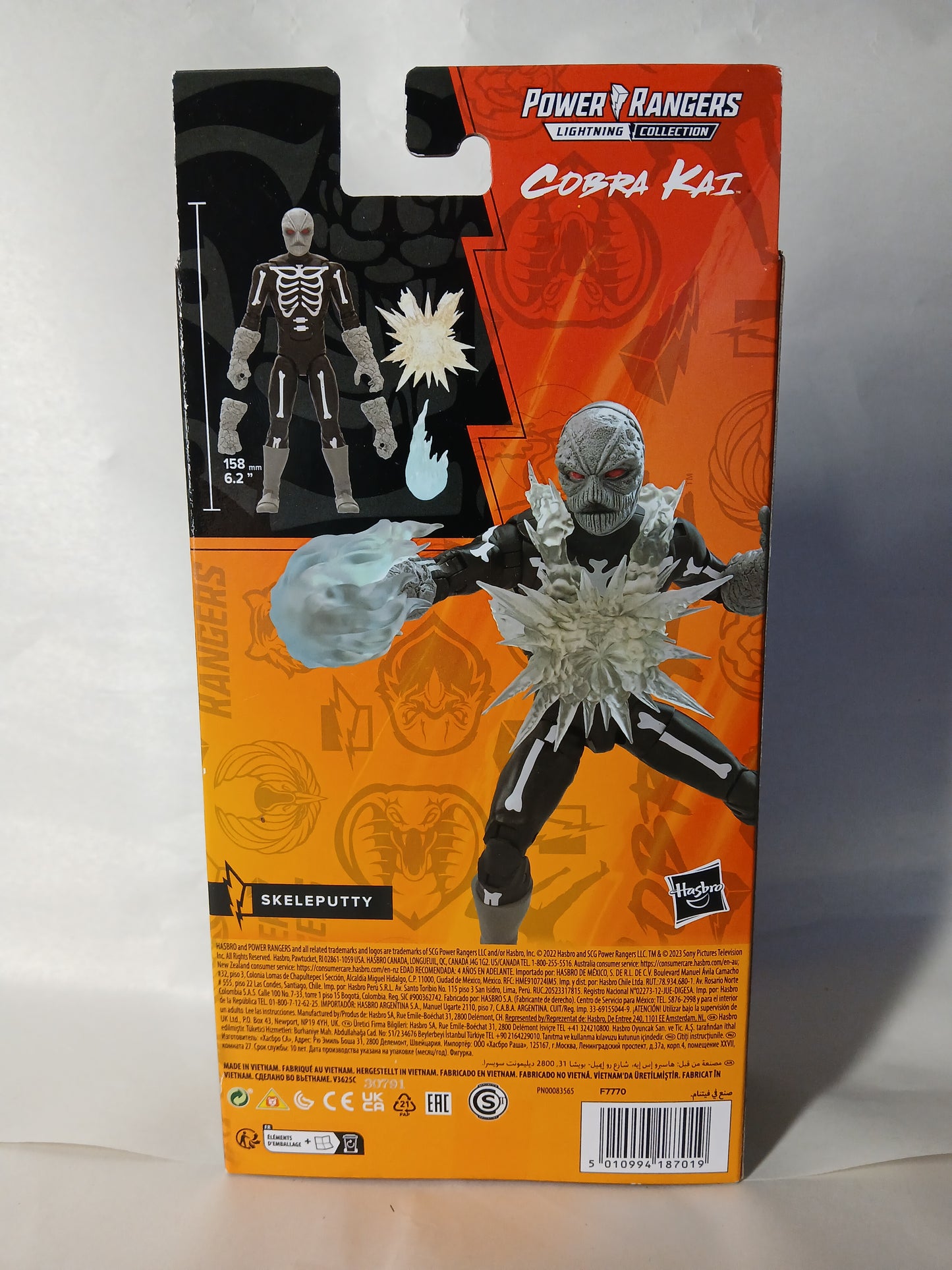 Power Rangers And Cobrai Kai Lightning Collection Morphed Skeleputty