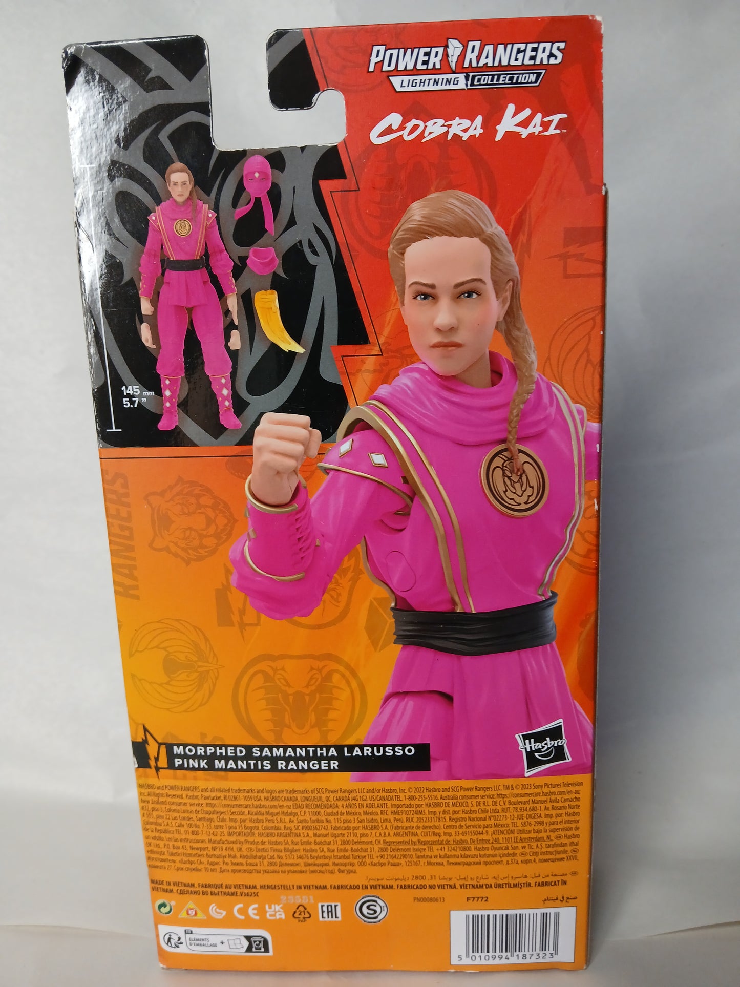Power Rangers And Cobrai Kai Lightning Collection Morphed Samantha Larusso Pink Mantis Ranger!