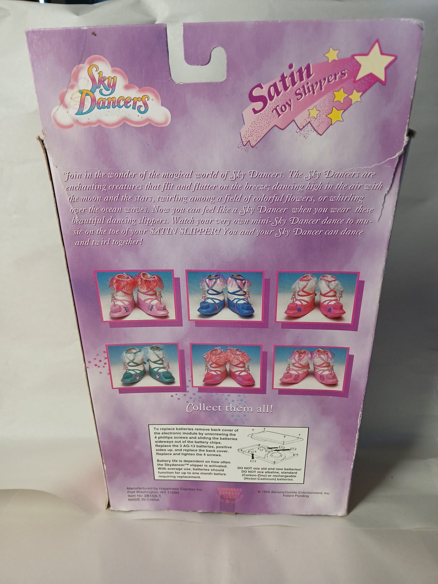 Skydancers Satin Toy Slippers!