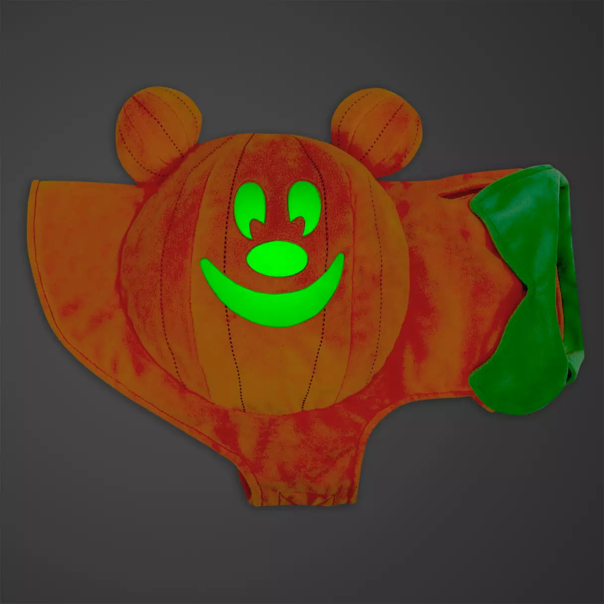 Disney Halloween Glow-in-the-Dark Mickey Pumpkin Costume for Pets