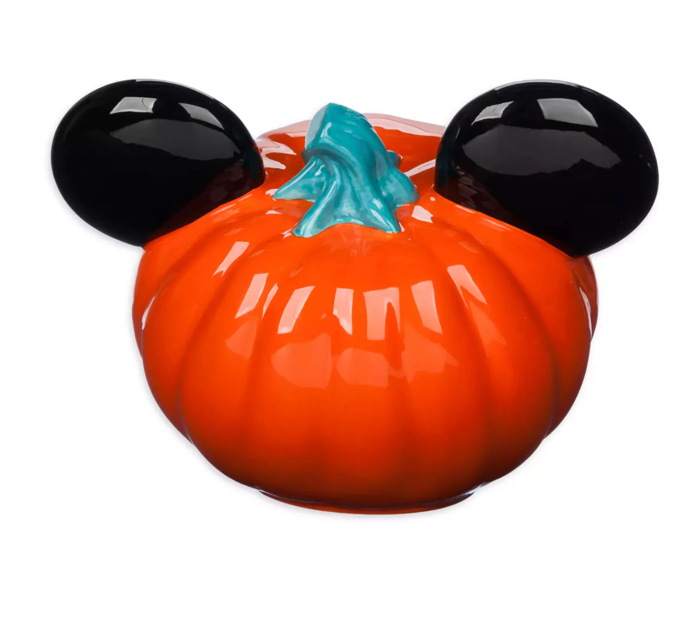 Disney Parks Halloween Winking Mickey Pumpkin Candy Bowl