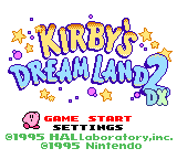 Kirby's Dream Land 2 DX Reproduction Gameboy Color Video Game Cart