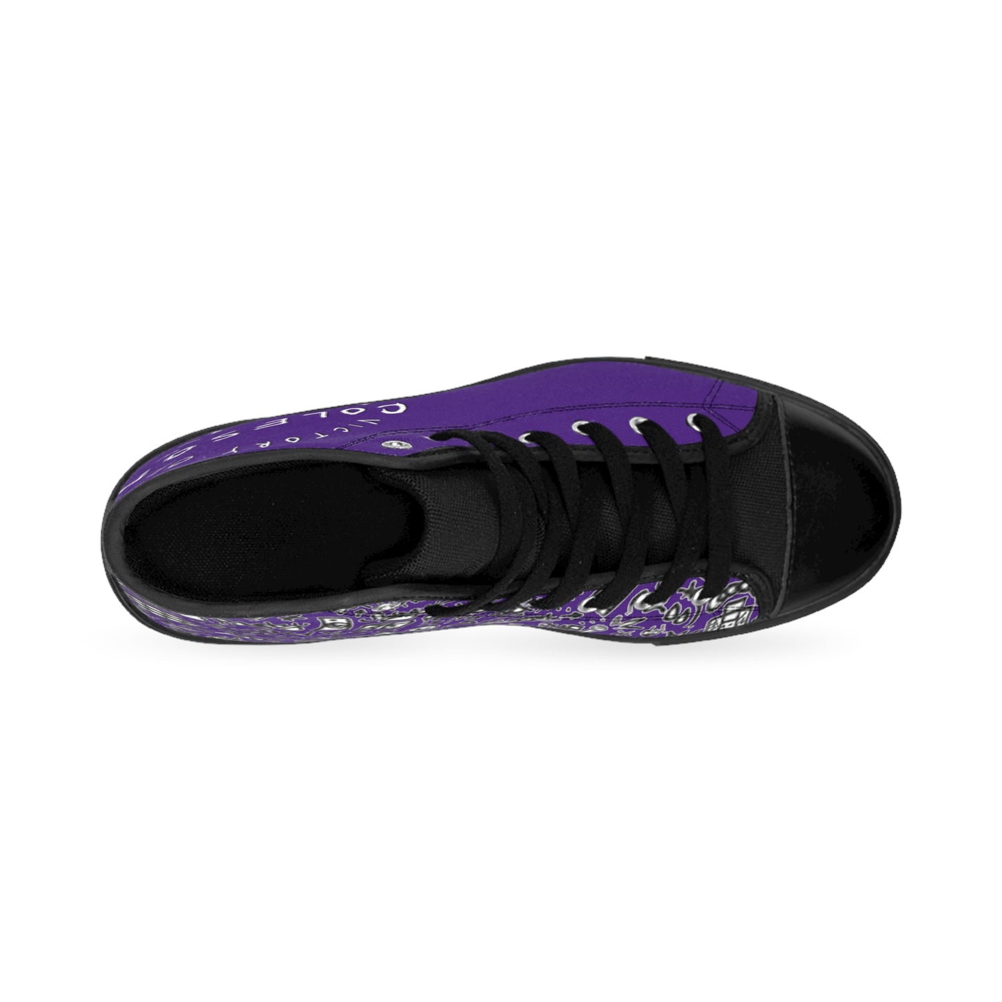 Purple High-top Sneakers - COLESON Merch by COLESON Hip Hop Artist