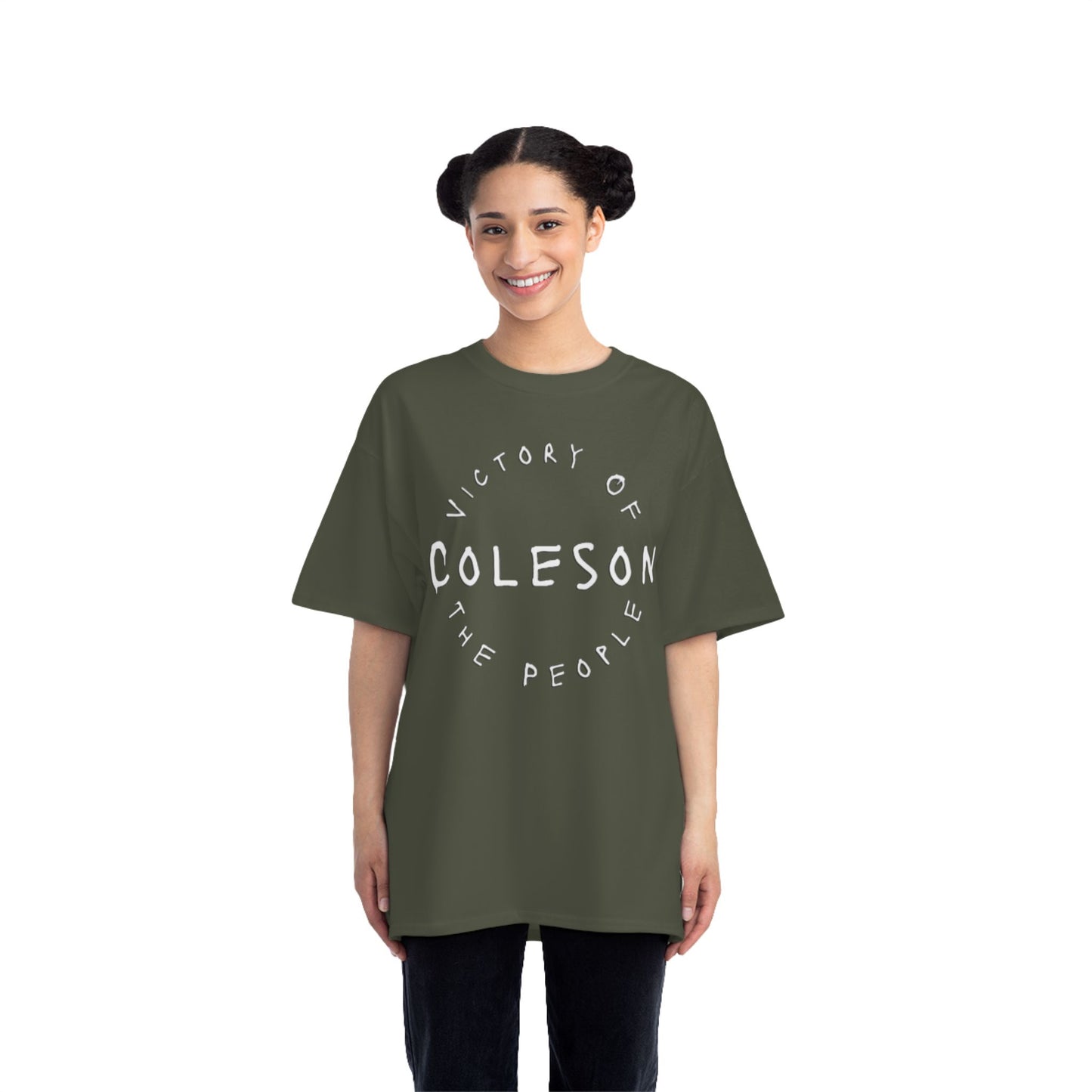 COLESON Victory Of The People T-shirt-Conscious Hip Hop, Music, Spiritual, Indy, Unisex Tee, Garment-Dyed Shirt, Vintage Style, Unique Gift, COLESON Merch