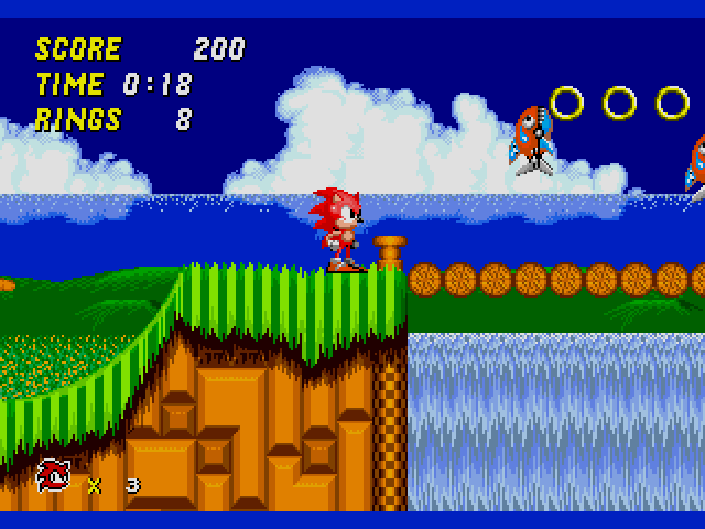 Andrew in Sonic the Hedgehog 2 Sega Genesis Repro Game Cart