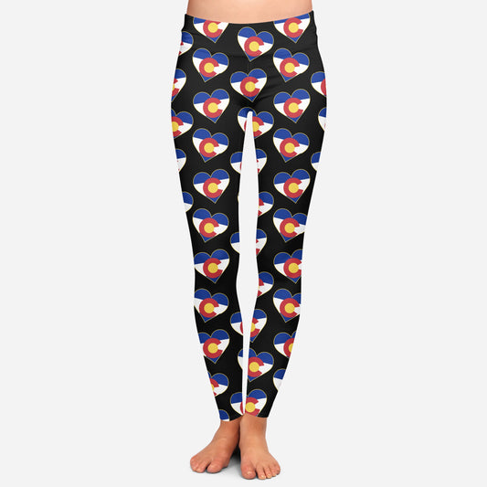 CLEARANCE Colorado Love (Exclusive) - High-quality Handcrafted Vibrant Leggings