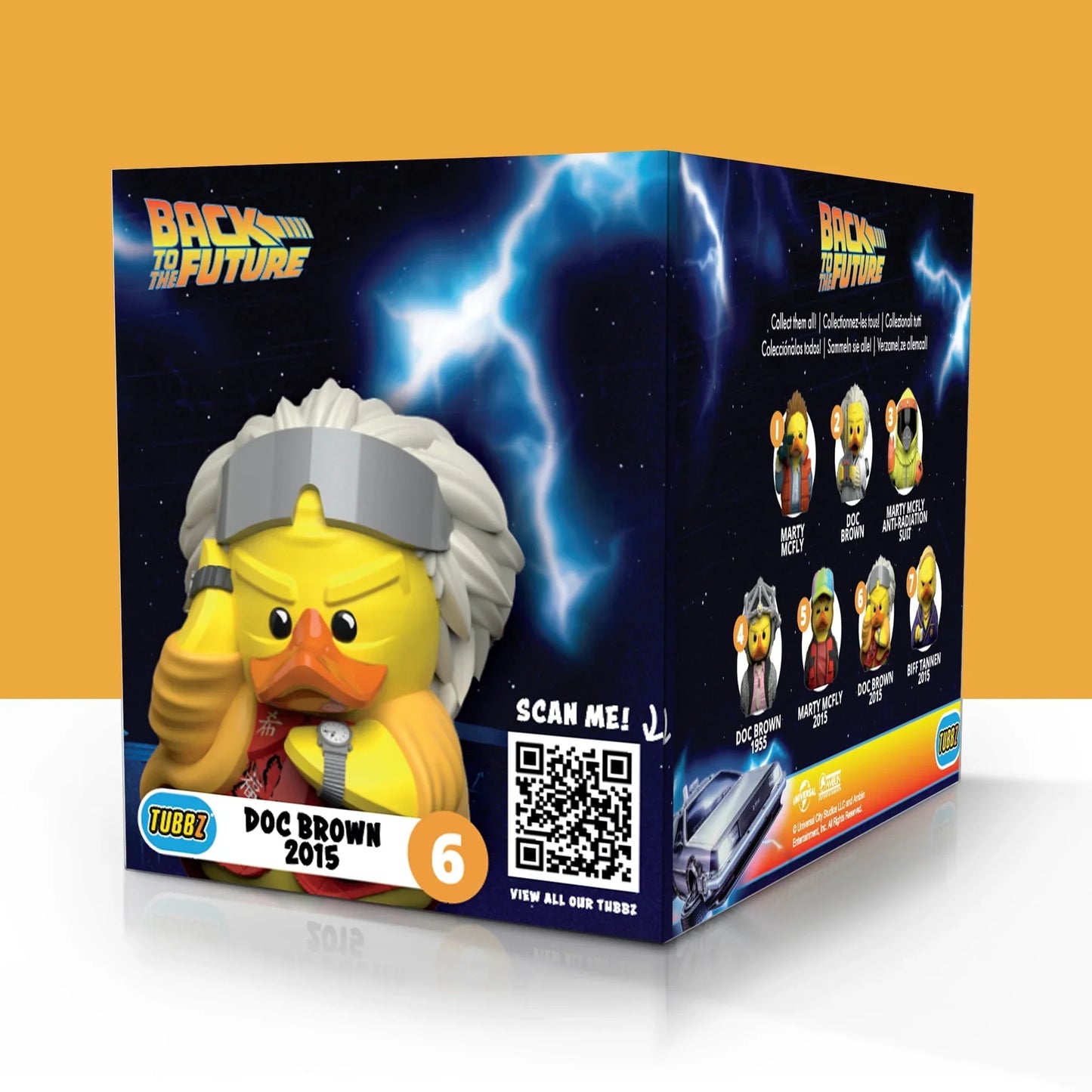 Back to the Future Part II Doc Brown 2015 TUBBZ Cosplaying Duck (Boxed Edition)