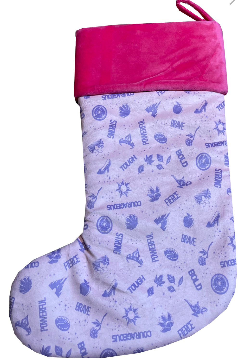 Disney Parks Princesses Dreamer Pink Christmas Stocking