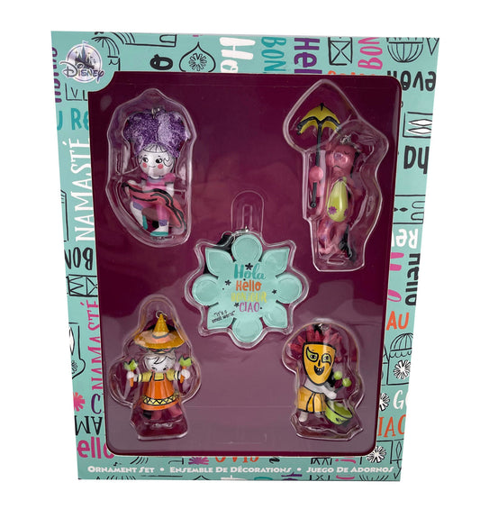 Disney Christmas Ornament Set It's a Small World - Hola