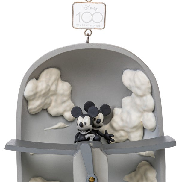 Disney Mickey Minnie Mouse Sketchbook Christmas Ornament Plane Crazy Disney100