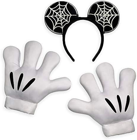Disney Parks Halloween Mickey Light-up Skeleton Costume Accessory Set