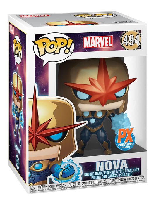 Pop! Marvel: Nova Prime Vinyl Figure #494 - Previews Exclusive
