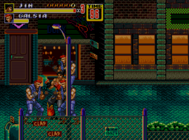 Tekken in Streets of Rage 2 Sega Genesis Repro Cart 🕹️