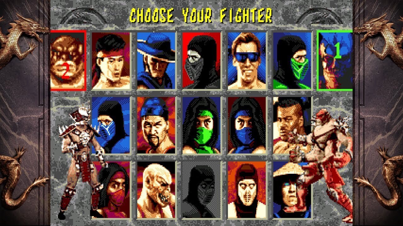 Mortal Kombat 2 Unlimited Genesis Cart Game