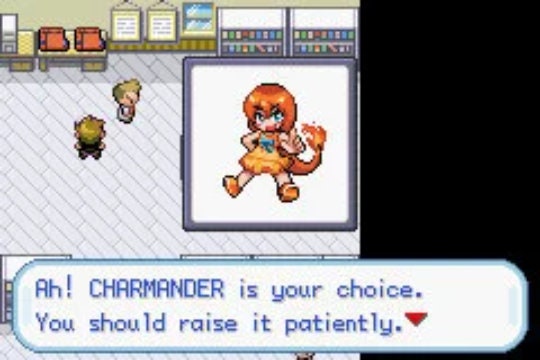 Moemon Fire Red Gameboy Advance Game Cart Repro Active