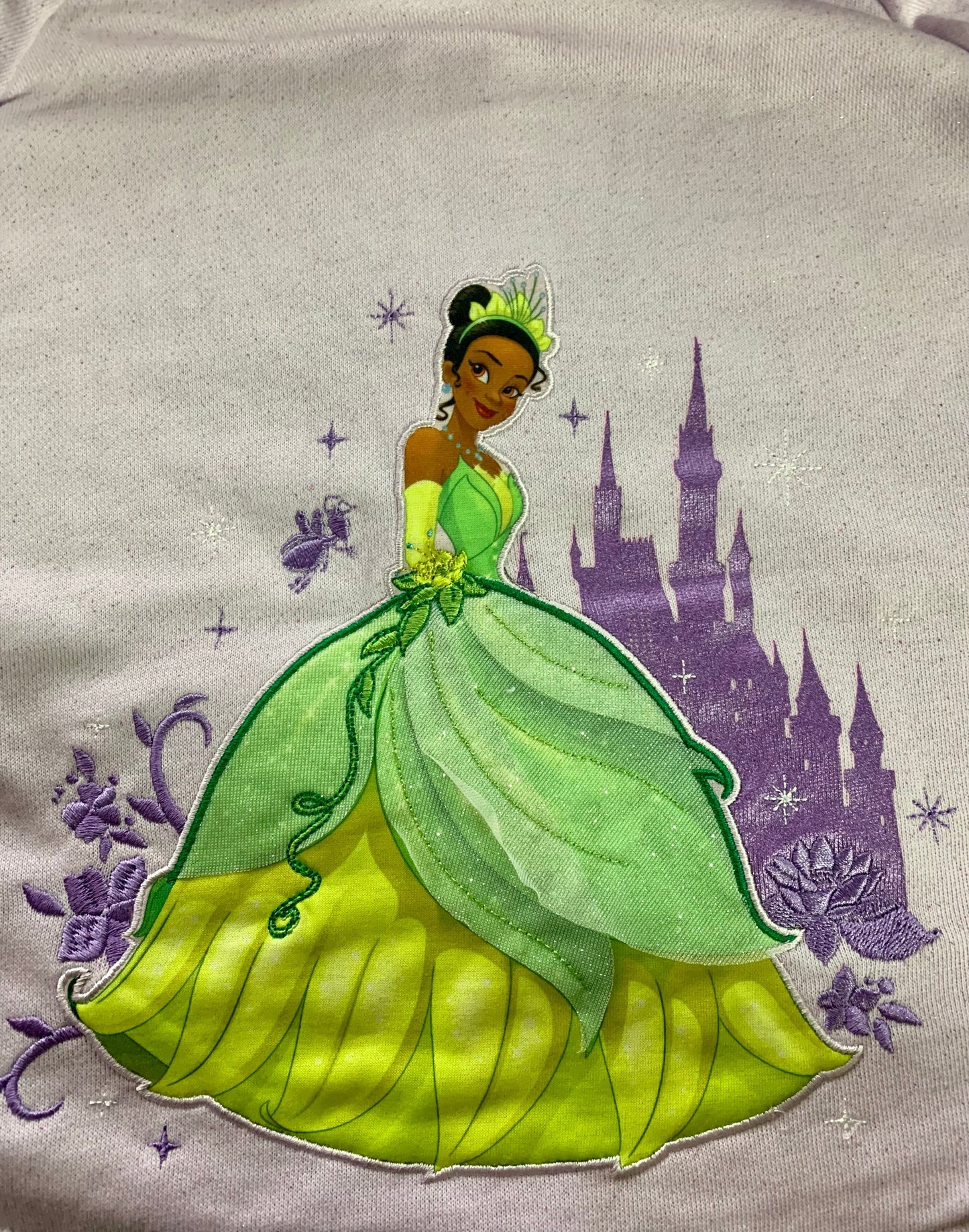 Disney Parks Princess Tiana Zip Hoodie for Girls - Purple