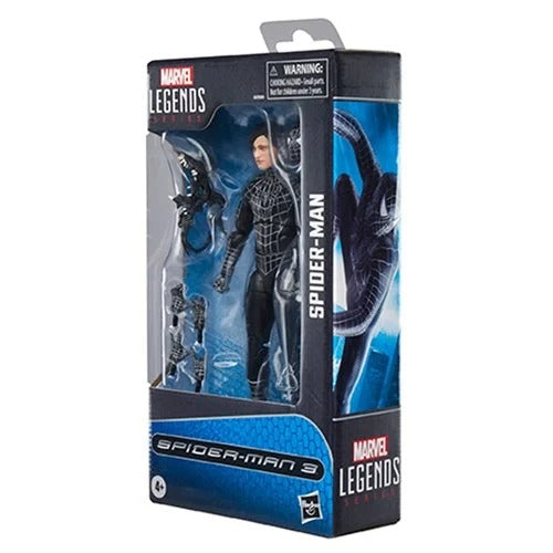 Spider-Man Marvel Legends Series Spider-Man 3 Symbiote Suit 6 Inch Action Figure