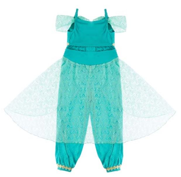 Disney Parks Girls Sparkle Costume Princess Jasmine Aladdin