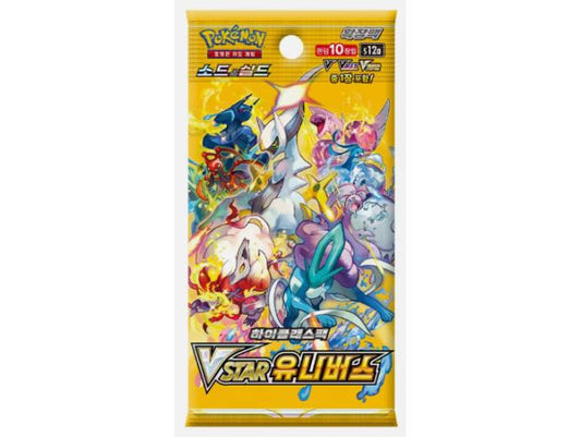 Pokemon TCG VSTAR Universe s12a Booster Pack Korean Ver (1 Booster Pack)