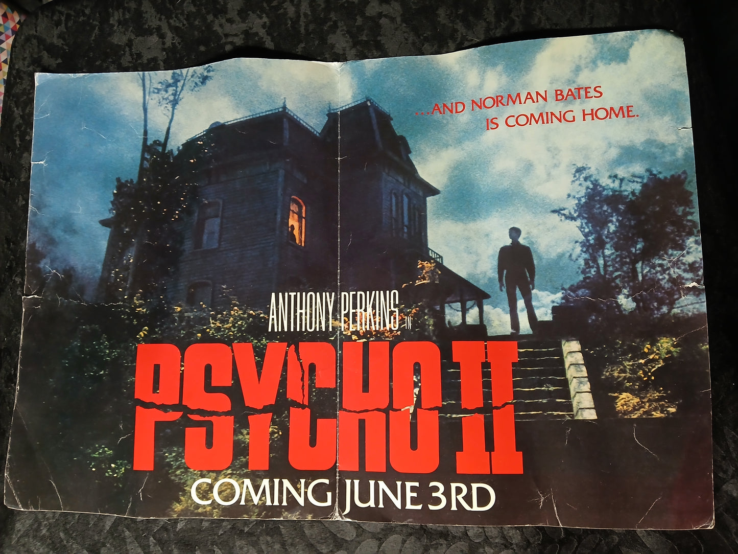 Psycho 2 (Horror)1983 Universal Studios Advertisement Poster.
