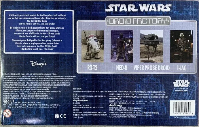 Disney Star Wars Droid Factory Depot Obi-Wan Kenobi Droid Set R3-T2 NED-B 1-JAC