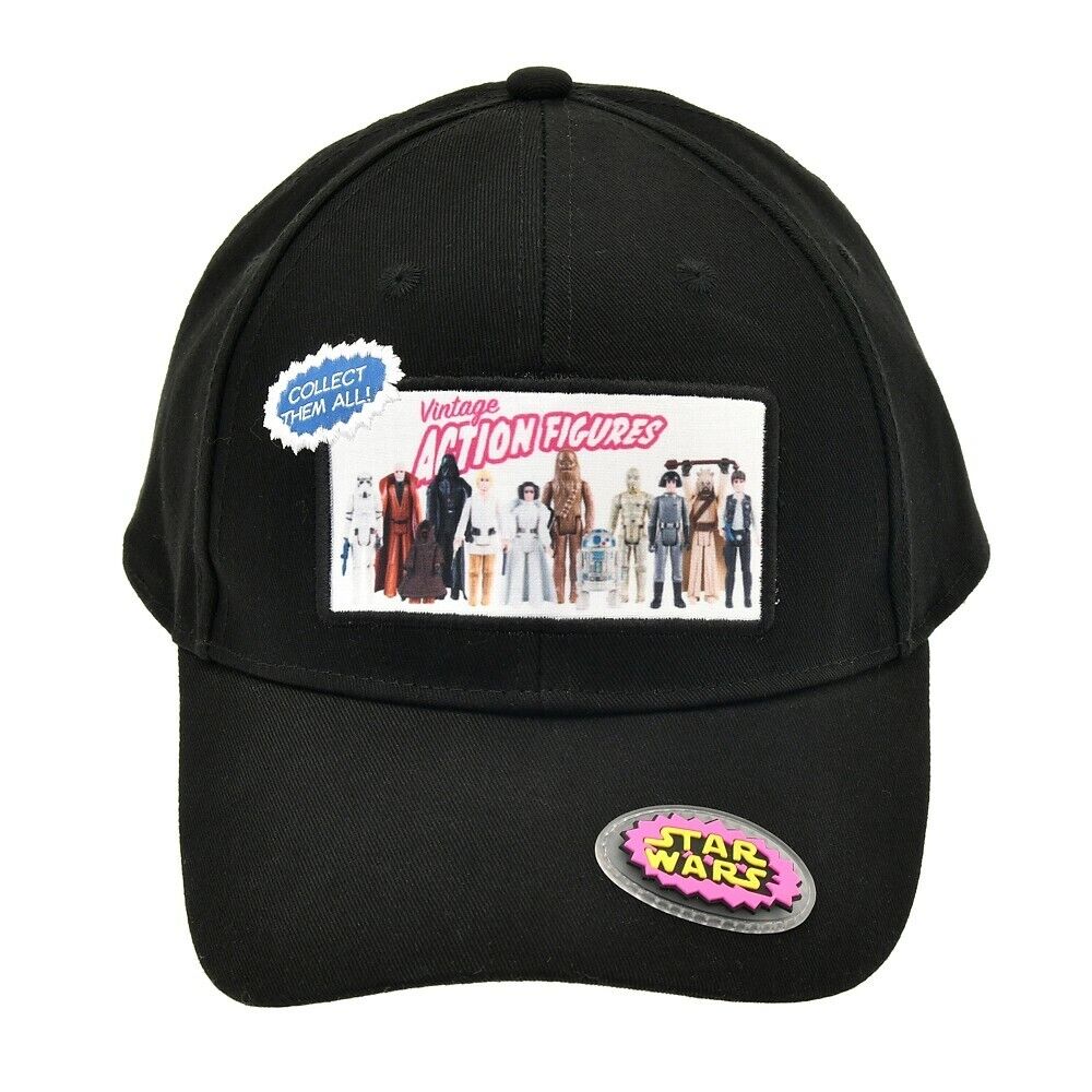 Disney Parks Star Wars Retro Vintage Action Figures Adult Baseball Cap Hat