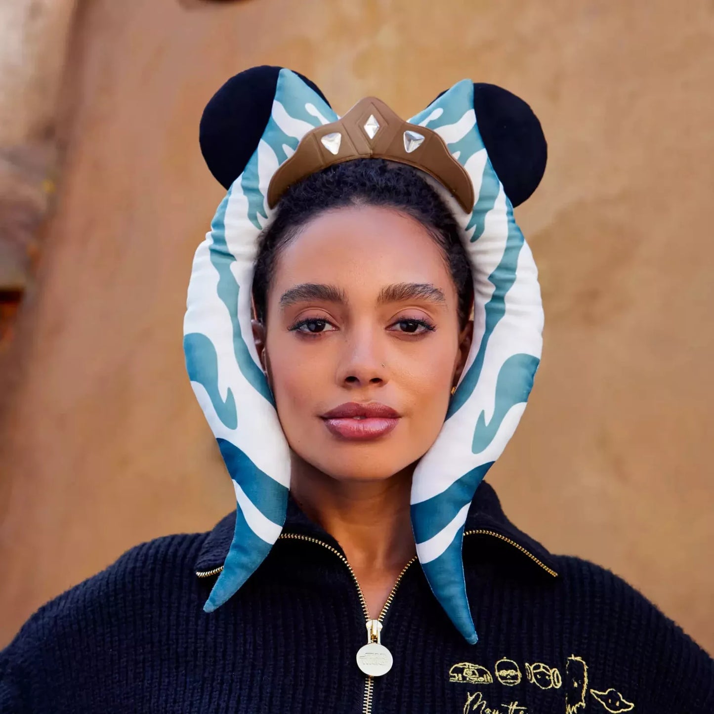 Disney Parks Ahsoka Tano Minnie Ear Headband for Adults Star Wars