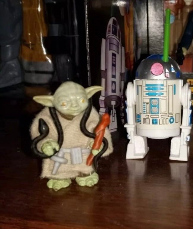 Star Wars Vintage Yoda Walking Cane & Belt Replacement 1983 1980 Repro Part kenner toys