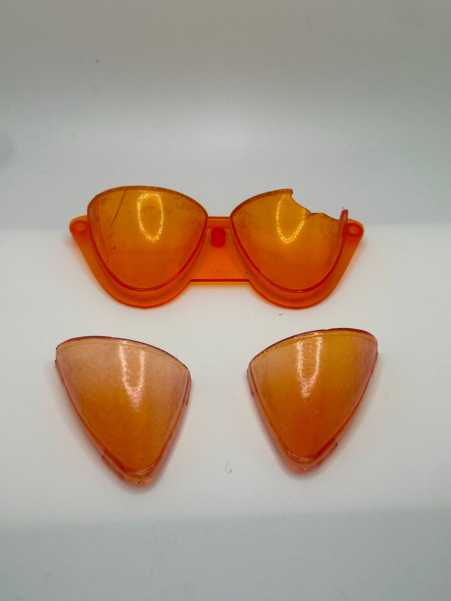 Vintage Kenner DC Super Powers Batmobile Front Windshields Set 1984 Repro Part