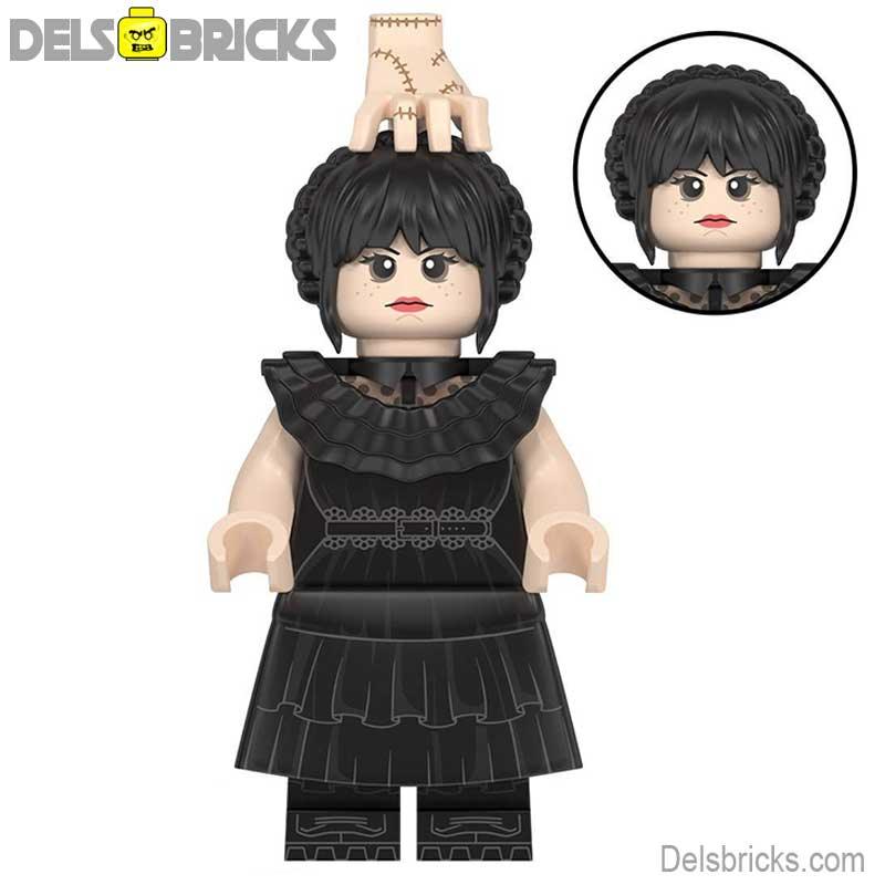 Wednesday in School dance outfit Lego Minifigures Custom Toys