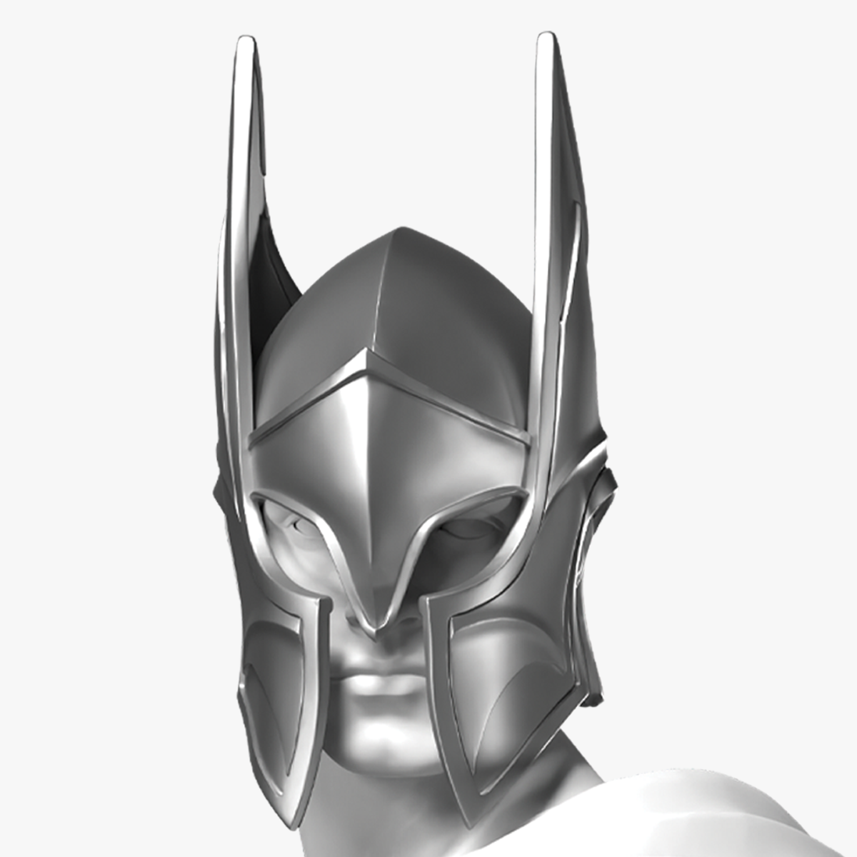 Batman: Champion of Gotham City Statue — Silver Edition