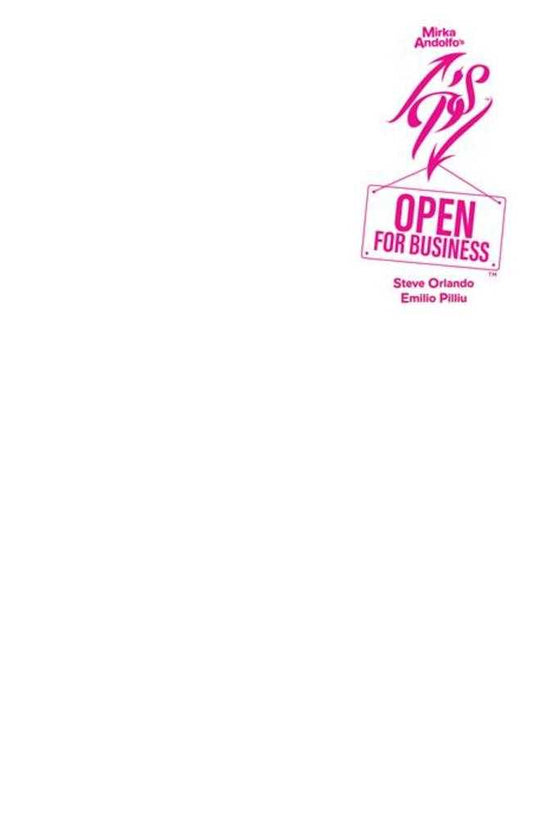 Mirka Andolfos Sweet Paprika Open For Business #5 (Of 5) Cover G Blank Sketch Variant (Mature)