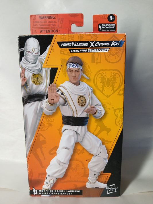Power Rangers And Cobrai Kai Lightning Collection Morphed Daniel Larusso White Ranger!