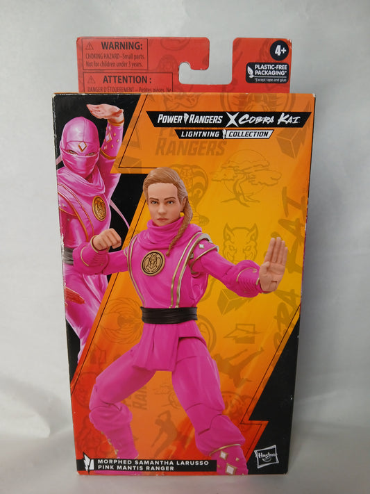 Power Rangers And Cobrai Kai Lightning Collection Morphed Samantha Larusso Pink Mantis Ranger!