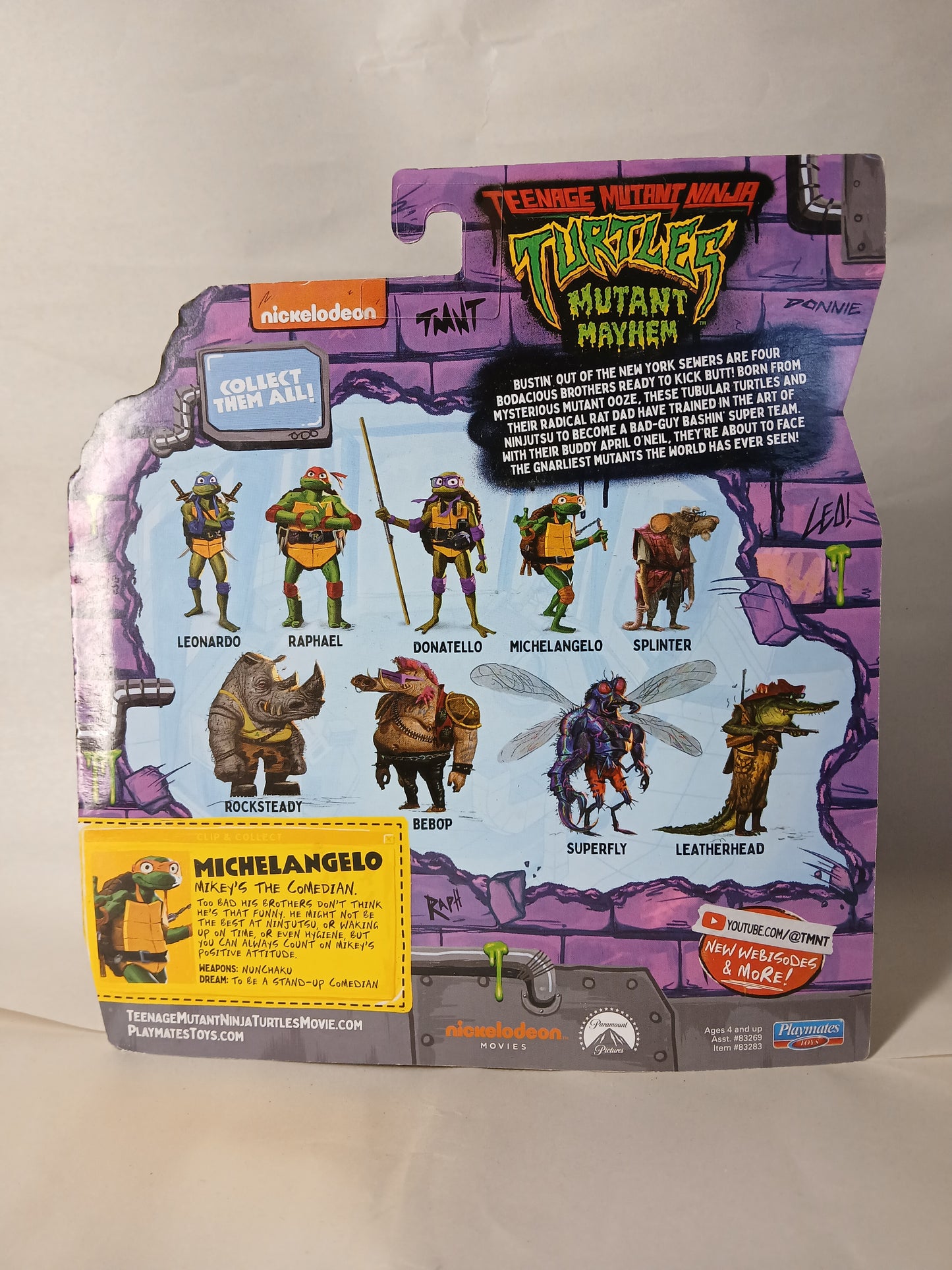 Teenage Mutant Ninja Turtles Mutant Mayham Michelangelo The Entertainer!