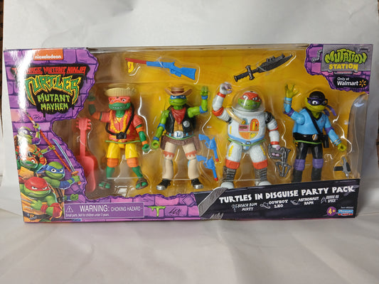 Teenage Mutant Ninja Turtles Mutant Mayhem Turtles In Disguise Party Pack!