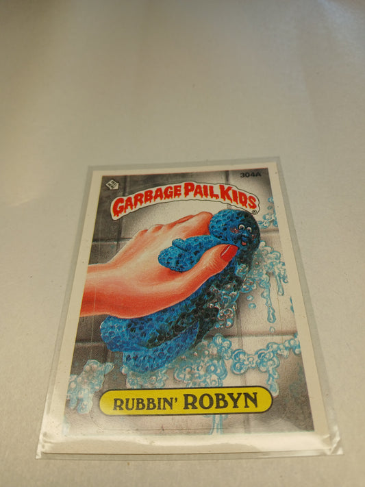 Garbage Pail Kids Topps 1987 Rubbin Robyn #304A