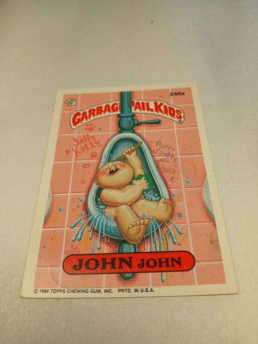Garbage Pail Kids Topps 1987 John John #246a