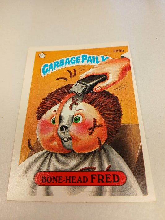 Garbage Pail Kids Topps 1987 Bone-Head Fred #369b