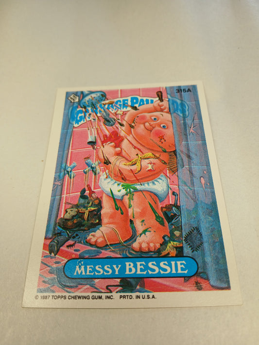 Garbage Pail Kids Topps 1987 Messie Bessie #315A
