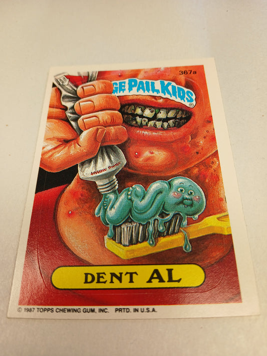Garbage Pail Kids Topps 1987 Dent Al #367a