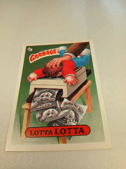 Garbage Pail Kids Topps 1987 Lotta Lotta #330a